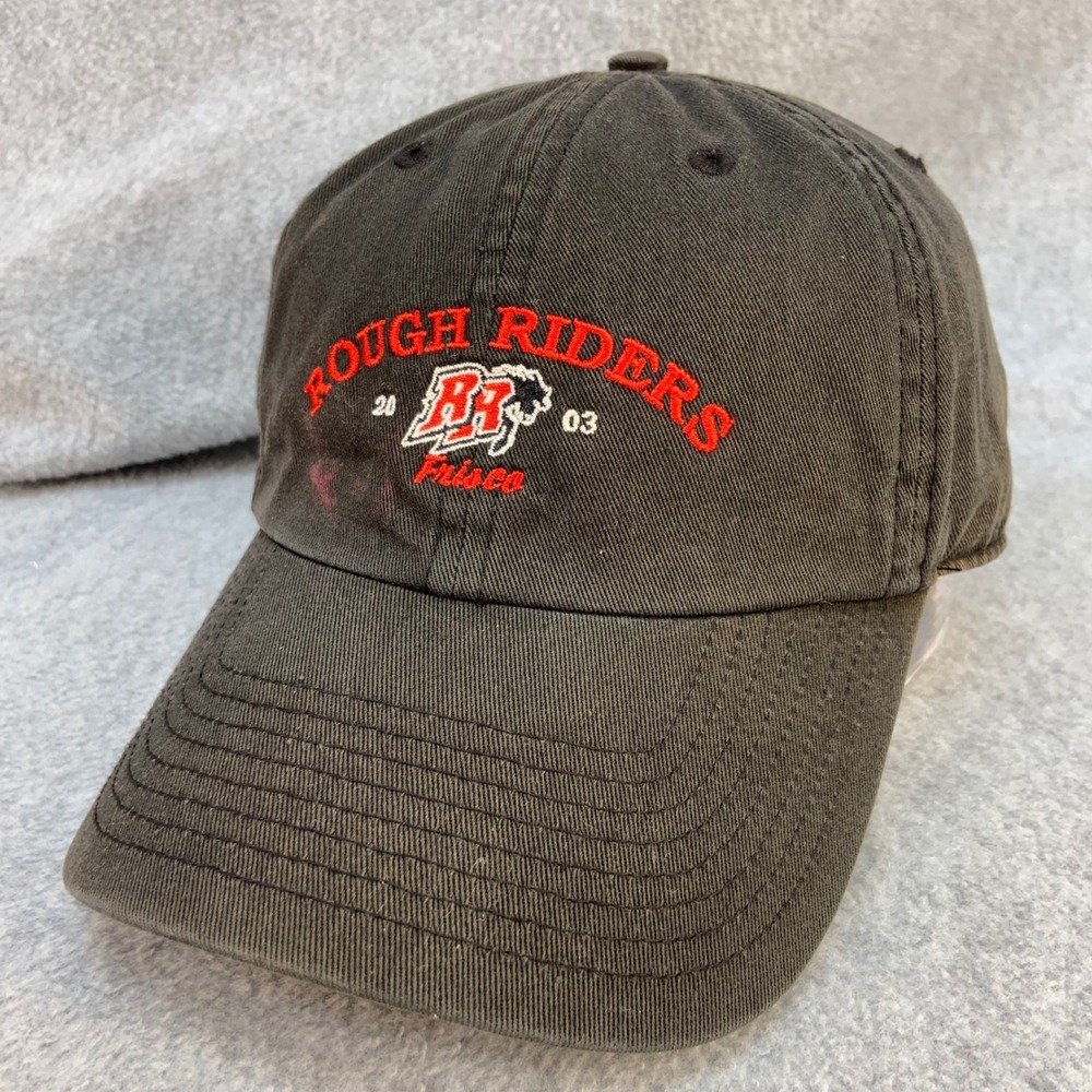 Frisco Rough Riders Mens Black Unbranded Baseball Hat 2003 Inaugural OSFA